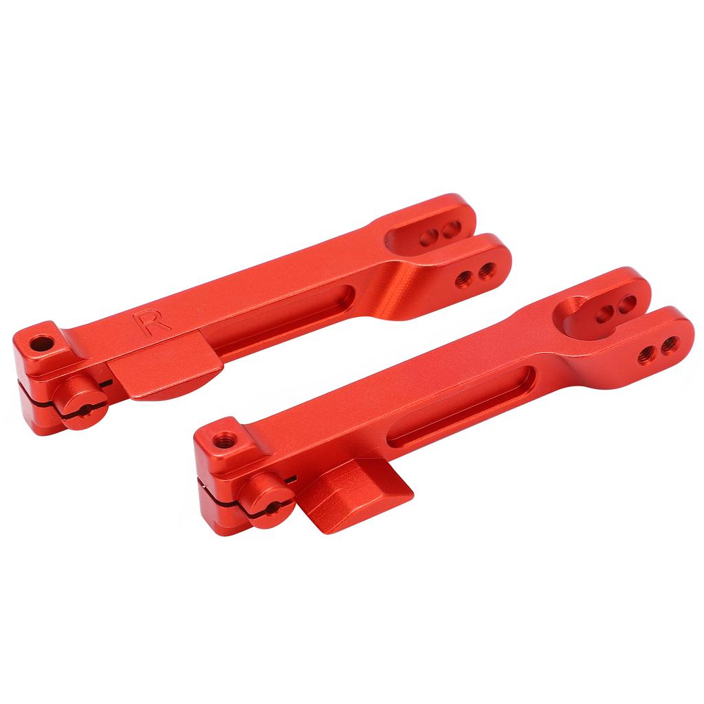 2pcs Sway Bar Arms Rear Aluminum Alloy Double Positioning Holes AntiRoll   with Screws for 1Celsius7 Remote Control Car(Red )