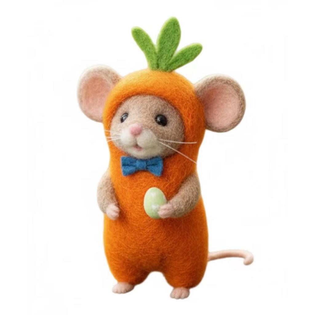 Påsk Söta Ullmöss Dekorationer Återuppståndelseägg Gåvor