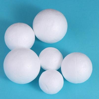 DIY Supplies Mini Foam Balls White Polystyrene Christmas Balls Round Christmas Ornaments Wedding