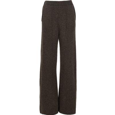 Women's Wool Blend Pleated Knit Pants