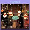 Christmas Window Decals With Festive Scene Stickers For Holiday Decor