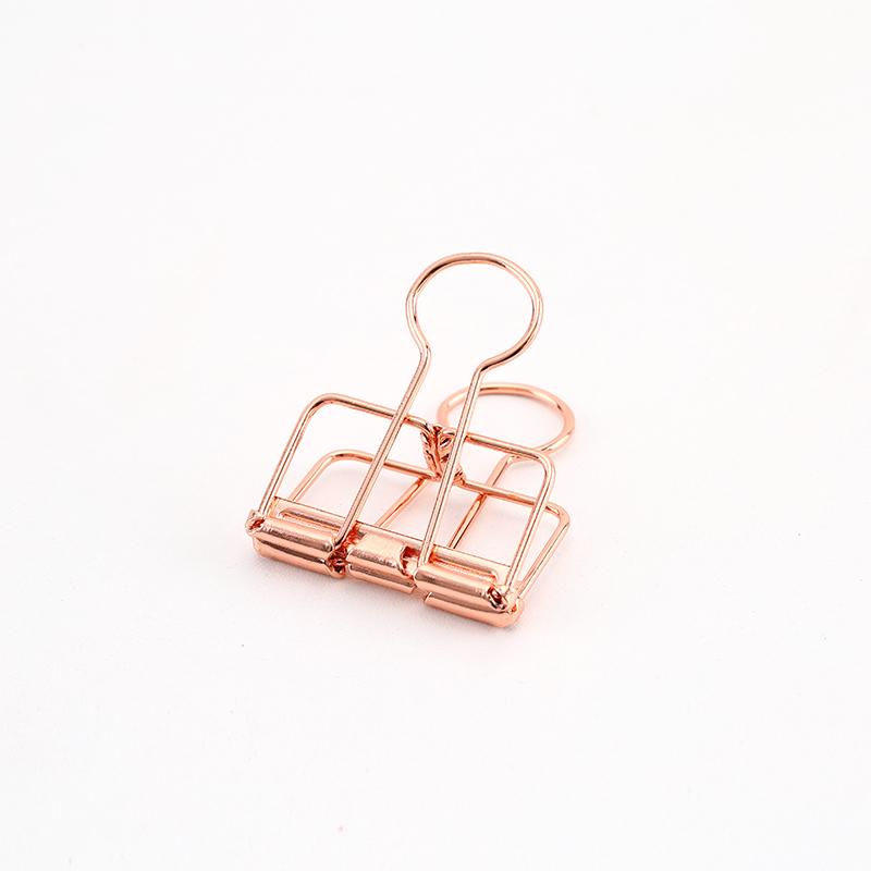 8 Colors 3 Sizes Ins Colors Gold Sliver Rose Green Purple Binder Clips Large Medium Small Office Study Binder Clips