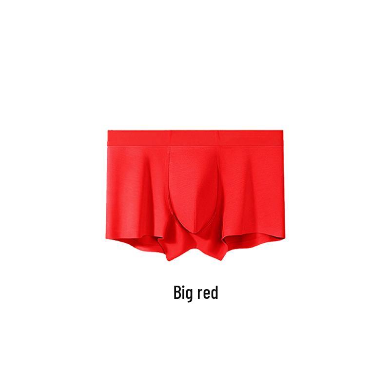 Men's Antibacterial Breathable Cotton Sports Boxer Briefs - Plus Size
