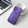 Luxury Matte Plating For Magsafe Magnetic Laser Camera Case for iPhone 17 Pro Max 16 15 14 13 Wireless Charging Protection Cover