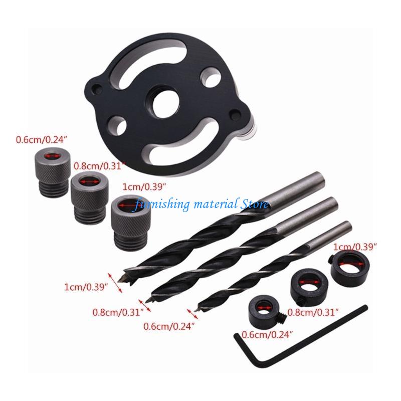 Y5GD Woodworking Drilling Locator Puncher Tools Doweling Jig Drilling Guide Locator