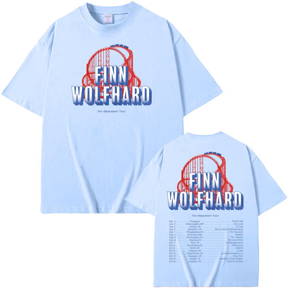 finn wolfhard tour2025 T Shirt High Quality Summer Tee-shirt RopaMujer Clothing Graphic Printing Casual Retro O-neck Tshirt