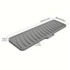 1pc Sink silicone strip drainage pad, anti slip slope guide pad, kitchen opening drainage pad