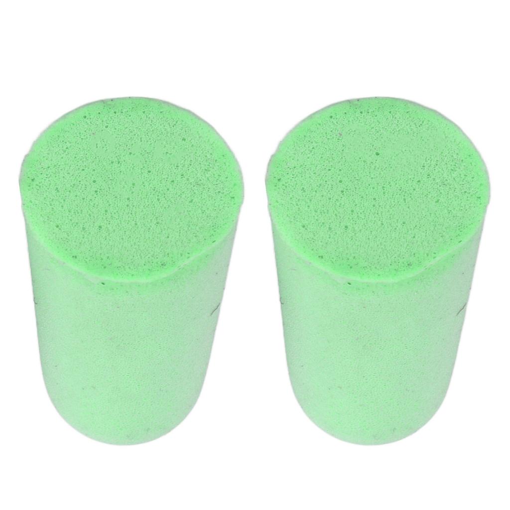 2Pcs Earplugs Sponge Sound Insulation Noise Prevention Household Sound Insulation EarplugsGreen