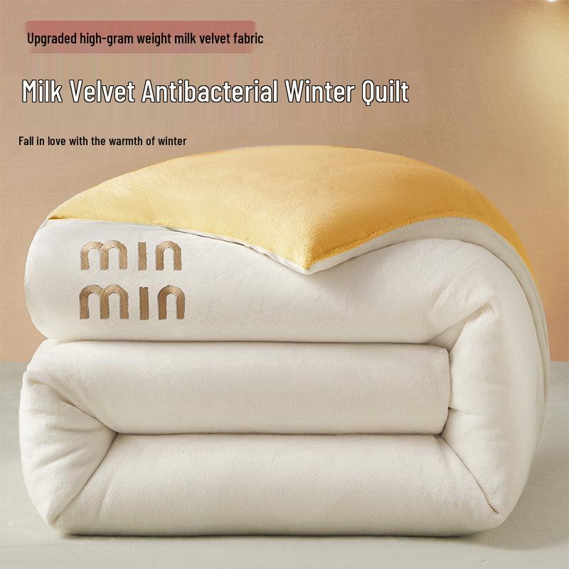 Milchsamt Verdickte Winterdecke: Warme Baumwollbettwäsche für den Wohnheimgebrauch
