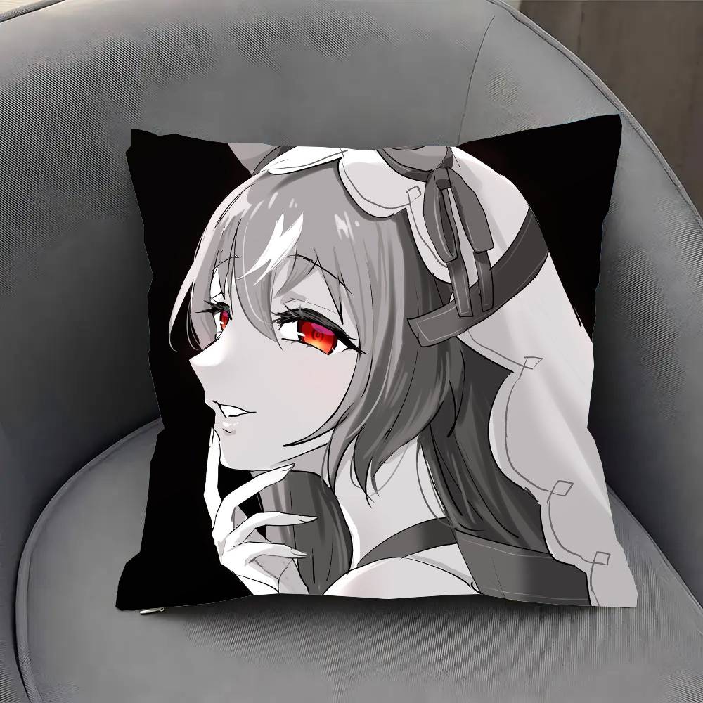 Still In Love Anime UUma Musume Pillow Case Fashion Square Pillowcase Bedroom Sofa Room Ins Decoration Leisure