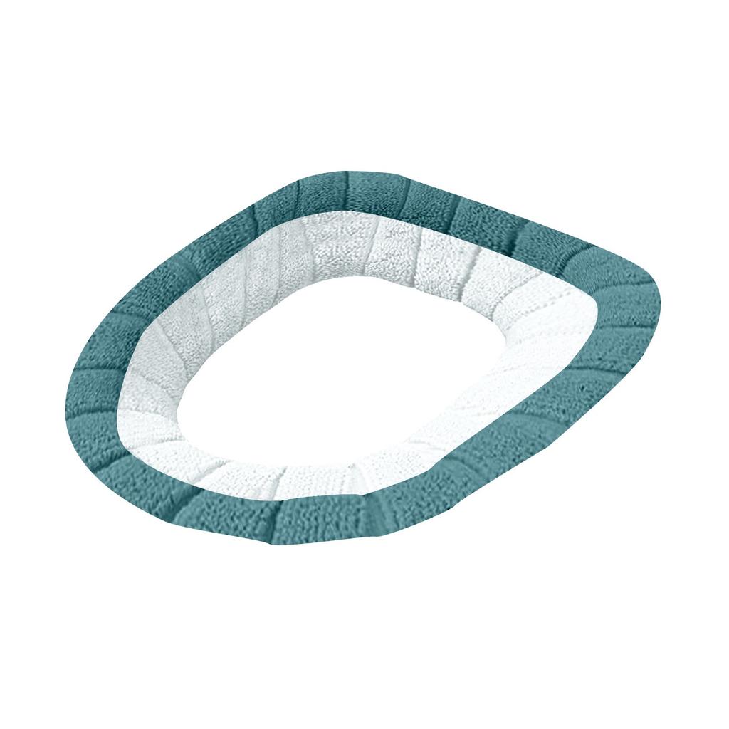 Winter Warm Toilet Seat Pad Bathroom Toilet Pad Washable Toilet Warm Fittings