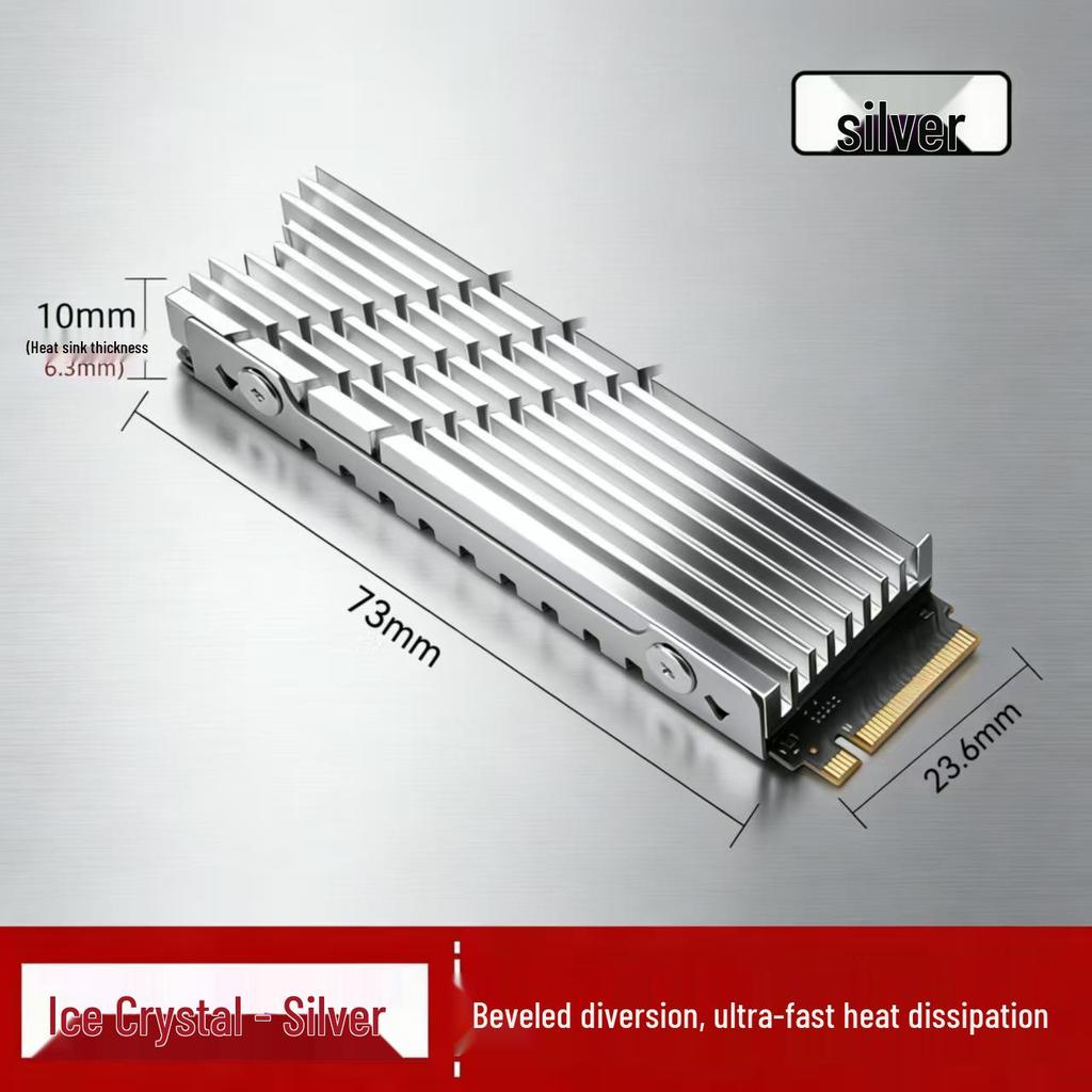 Iceberg M2 Pro SSD Cooler: Supports PS5 2280 NVMe M.2 Solid State Drives