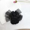 Exquisite Flower Hair Bun Crystal Hairgrips Cover Net Vintage Korean Bun Snood  Office Lady