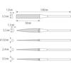 EBI Precision Diamond File Set of 10 S10SET