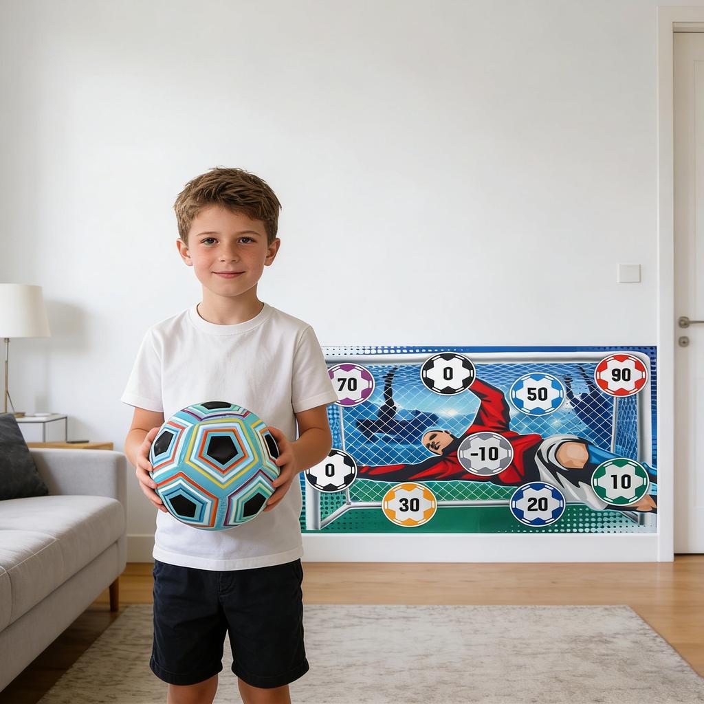 Shooting Football Toy Indoor Silent Wall Target Fun Sports Gift For Kids  Adults