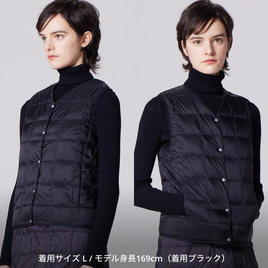 Taion Down Vest Women's W001-LONG, Off-White