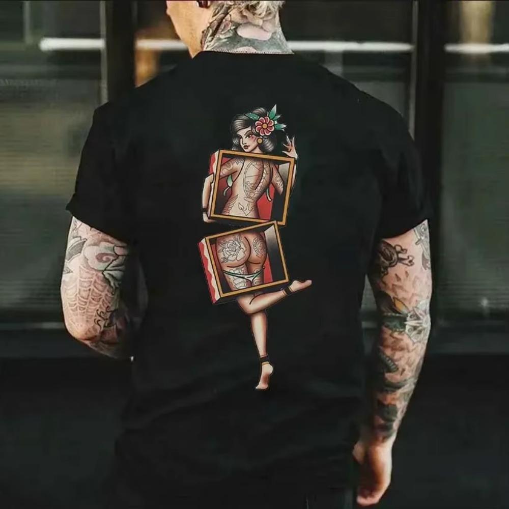 New Style Men Summer 3D Printed T-Shirt Short Sleeve Clothing Loose Casual Graphic Trendy Element Fashion Printing Hipster Tees