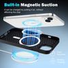 For Apple 15pro Magnetic Case for IPhone Hollow Heat Dissipation Anti-fall Mobile Phone Protective Cover Magnetic Heat Dissipation