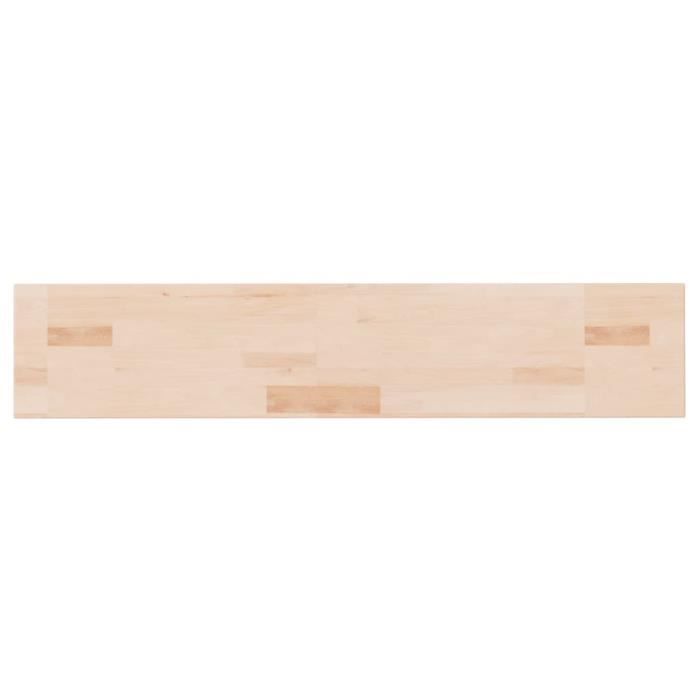 342937 vidaXL Panneau d'étagère 100x20x2,5 cm Bois de chêne massif non traité