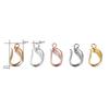 12pcs/lot 17*8mm Copper French Earring Hooks Charms Earrings Hook Clasps DIY For Jewelry Making Findings Accessories Supplies