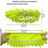 4/6pcs Washable and Reusable Microfiber Mop Slippers,Dust-Repellent and Easy-to-Clean Shoes Cover for Bathroom and Bedroom