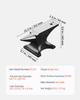 VEVOR Single Horn Anvil, 25lbs Cast Steel Anvil, High Hardness Rugged Round Horn Anvil for Blacksmiths, with Stable Base