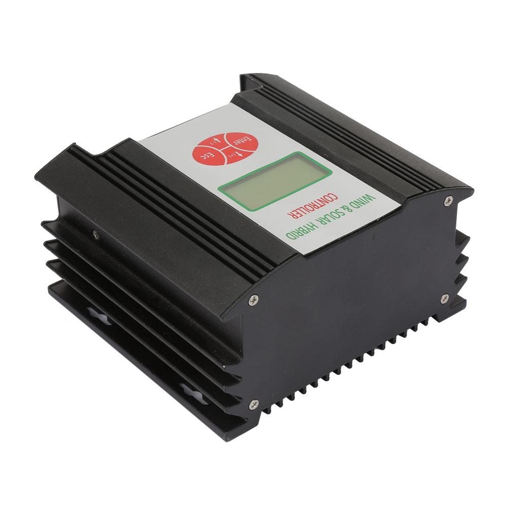 24V 300W 400W 600W Hybrid Solar Wind Charge Controller with LCD Display(Wind 600W+Solar 300W)