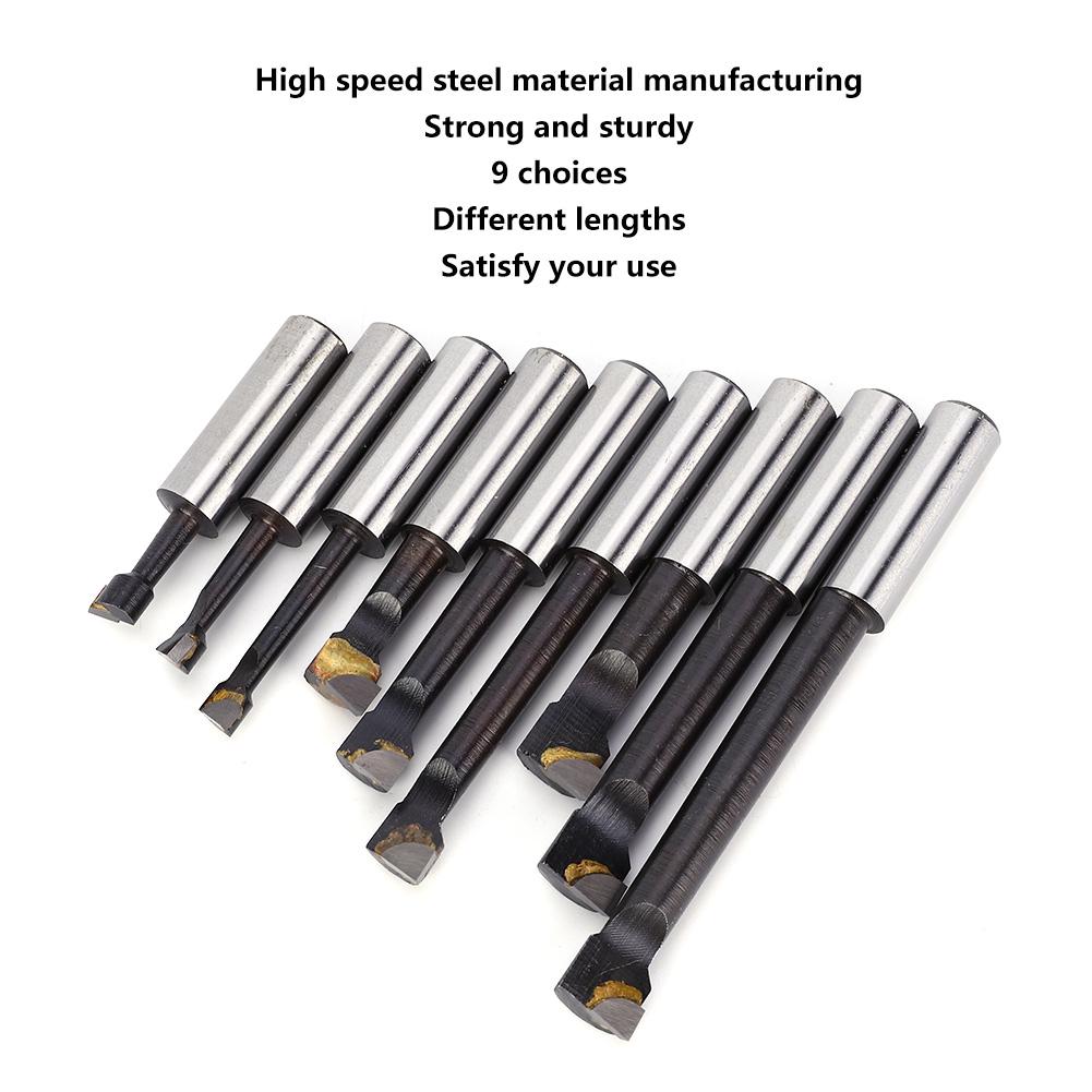 9pcs Boring Bar Set HSS Boring Cutters Set F1 Boring Boring Cutters for CNC Machine 9pcs Boring Bar Set HSS Boring Cutters Set F1 Boring Boring Cutters for CNC Machine