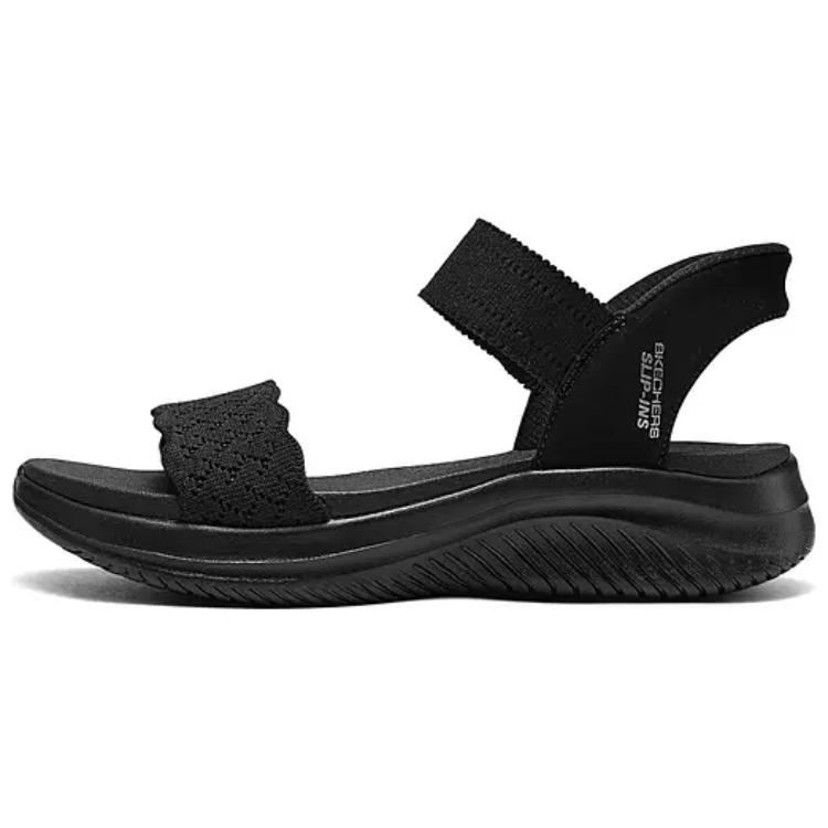 Skechers Cali Fashion Casual Soft Comfortable Slide Sandals Women sandals Black 119976-BBK 36