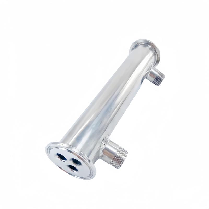 

1.5 (38mm) FerruleOD50.5mm,Tri-clamp Condenser With 1/2 Male Thread For Homebrewing Distillation L-300mm,3 Pipes Inside ID 8mm 1/2