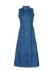 Women's European & American Sleeveless Denim Dress - Spring/Summer Fashion, Slimming, Single-Breasted