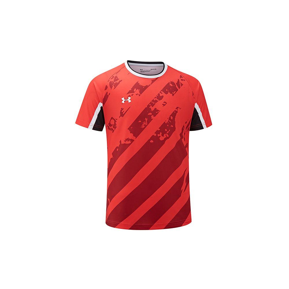 Under Armour Minimalist Logo Print Daily Running Fitness Cycling T-Shirt Unisex Tops Red 24500504-600