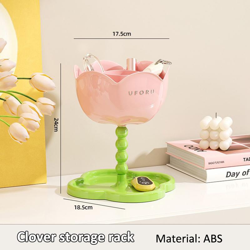 Multifunkční stolní úložný box Kosmetický organizér Polička Kreativní květiny Držák na klíče Domácí dekorace Zásobník na sladkosti a drobnosti