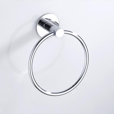 Anneau à Serviette Acier Inoxydable Robuste Porte-Serviette à Main Auto-Adhésif Sans Percage Étagère à Serviettes pour Maison Hôtel Salle de Bain Cuisine