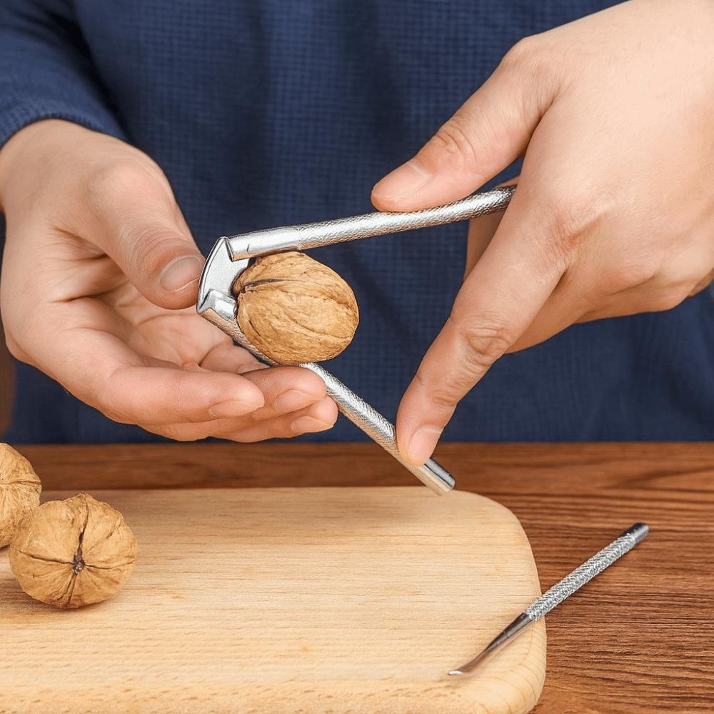 Rychlý louskáček na ořechy Multifunkční louskáček na pekanové ořechy Snadné uchopení Louskáček na kraby Zpracování ořechů