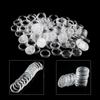 Round Coin Holders Clear Reusable Protect 100pcs Display Set Capsules Case