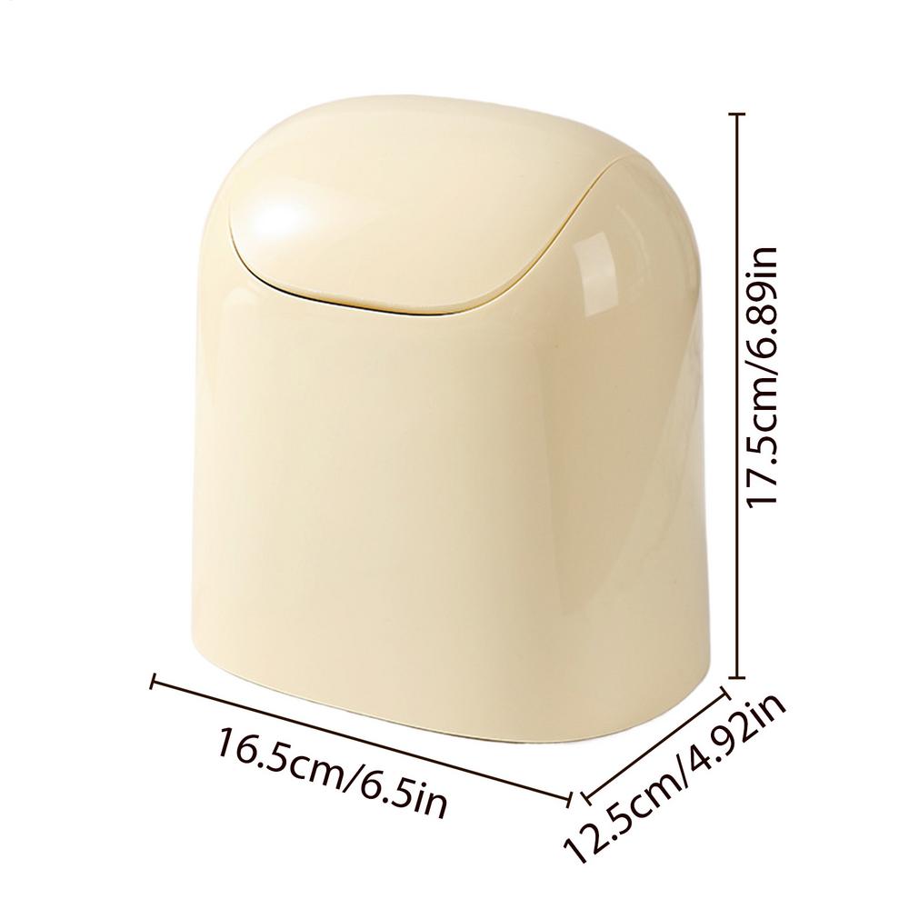 

Recycle Bins Leak-Proof Non-Slip Recycling Container Desktop Rubbish Bin For Indoor Home Bathroom Kitchen Bedroom Living Room жёлтый