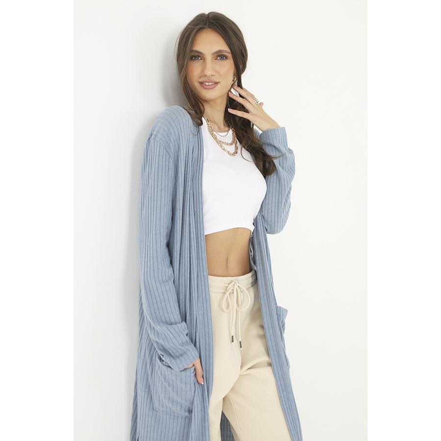 BRAVE SOUL Womens/Ladies Ribbed Cardigan