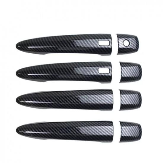 Carbon Fiber Door Handles Cover Trim For Nissan Altima -2024