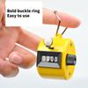 Handheld Tally Counter Ruční mechanické počítadla Clickers 4místné číslo Counter Clicker Pitch Counter pro koučování golfu