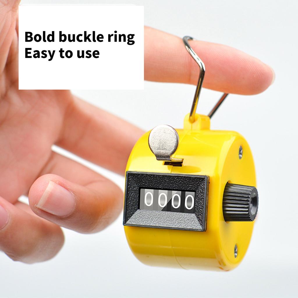 Handheld Tally Counter Ruční mechanické počítadla Clickers 4místné číslo Counter Clicker Pitch Counter pro koučování golfu