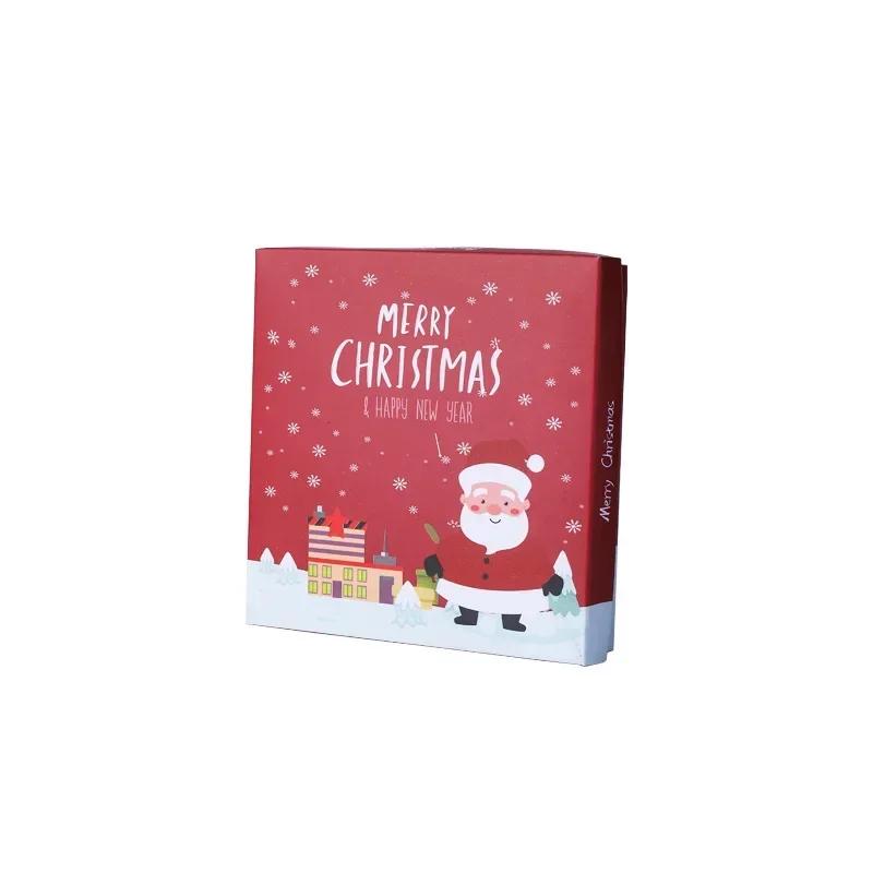Creative Fashion Simple Christmas Small Spoon Gift Set Stainless Steel Spoon Tableware Round Cake Dessert Ice Cream Spoon