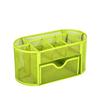 Wholesale Metal Pen Holder Creative Desktop Storage Nine Grid Multi Functional Pen Holder Storage Box Student Stationery Supplies YLE238