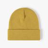 Winter New Warm Knitted Wool Hat LOGO Embroidery Show Face Small Fashion Pullover Hat Ear Protection Hat