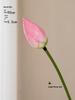 High-End PU Lotus Simulation: Chinese-Style Artificial Flower Decoration and Photo Prop for Living Room.