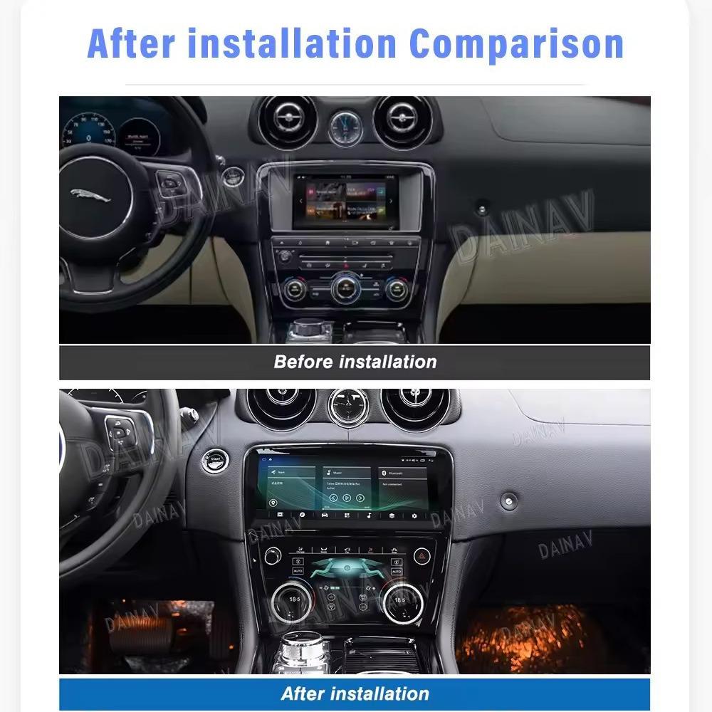 Compatible with 11-18 Jaguar XJ/XJL: Upgraded Smart Android Navigation, 10.25" Octa-Core, Wireless CarPlay.