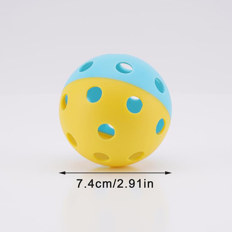 Pickleball Balls Two-Colors-Combined Indoor/Outdoor Training Pickleball Strong Flight Stability & Rebound Outdoor Sports Gear