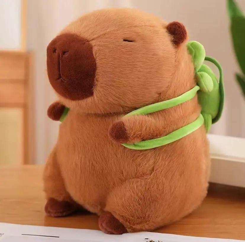 

15-32Cm Capybara Plush Simulation Capibara Fluffty Toy Kawaii Plushie Cute Doll Stuffed Animals Soft Doll Plush Gift Kid Toys (As shown-31278)-