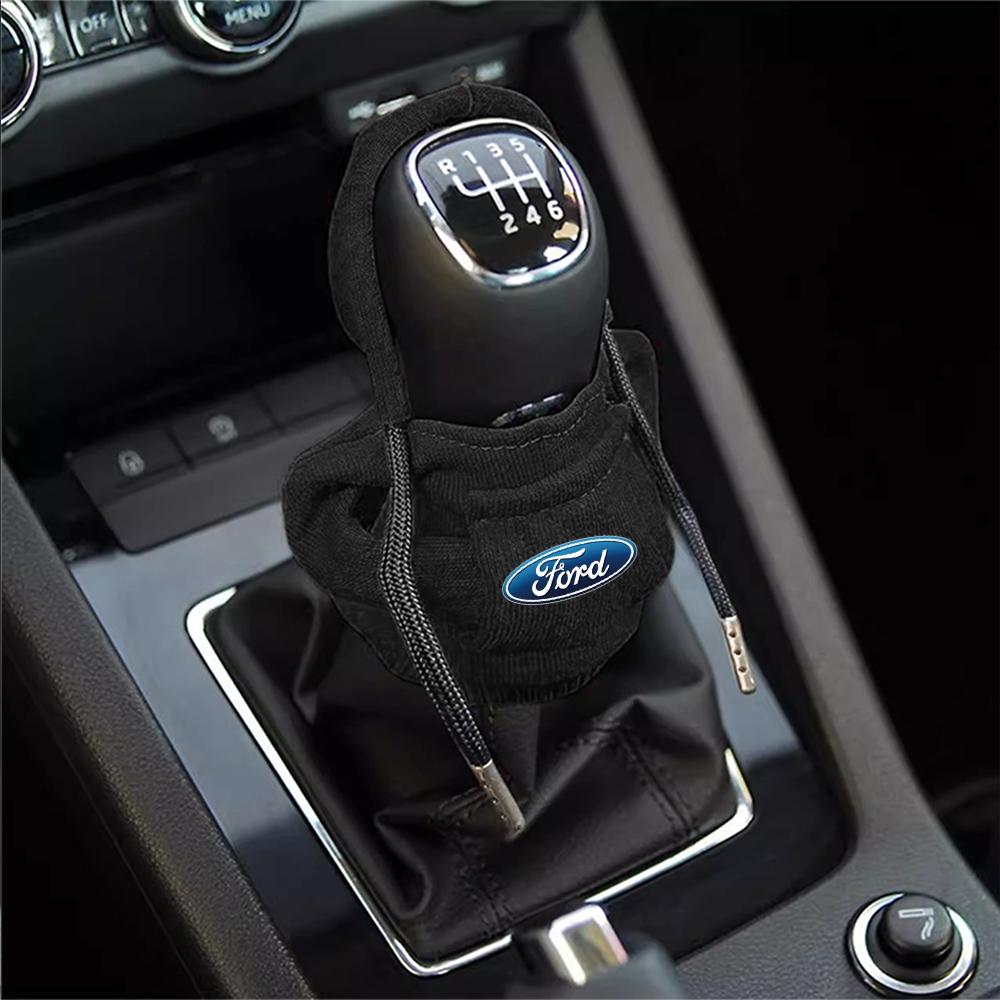 Ford STRACING Car Center Console Gear Shift Hoodie Sweatshirt Handle Clothe for SHELBY mk7 Ranger Mondeo S-MAX Kuga Focus Fiesta