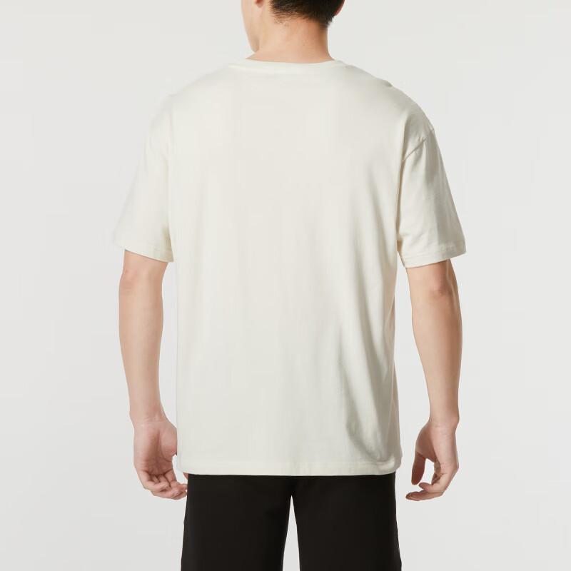 Puma Embroidered Letter Running Fitness Training Crew Neck Short Sleeve Printed T-Shirt Men Tops White 629459-87